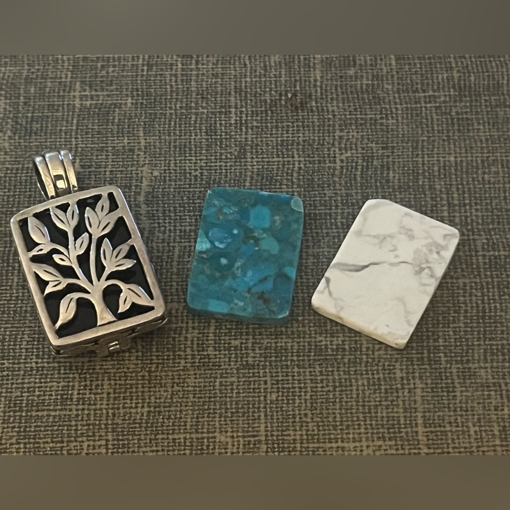 Silpada Sterling Silver Pendant with Engraving 
On Back.
